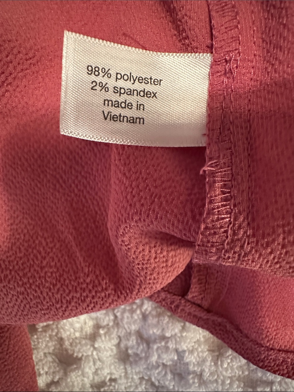 Lane Bryant Dusty Rose Tie-Front Peplum Blouse - Picture 4 of 4